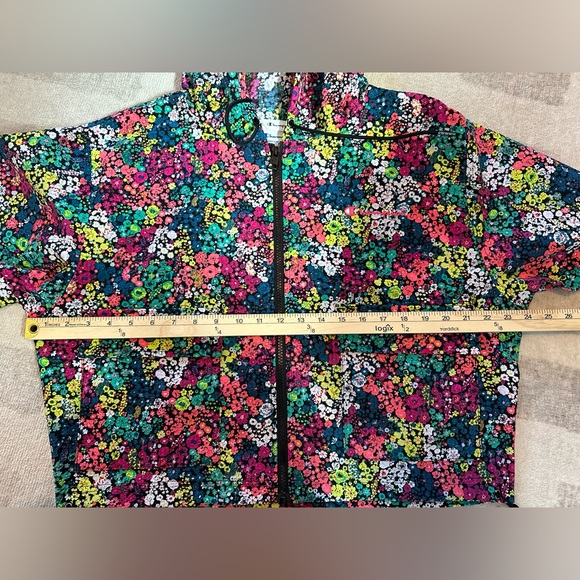 Champion Women’s Mini Flower Seersucker Full Zip Utility Jacket NWT (Size S) - Picture 8 of 9